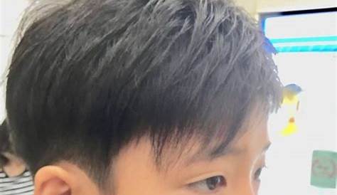 小学生の男の子ツーブロックカット SunriseShell hairsalon