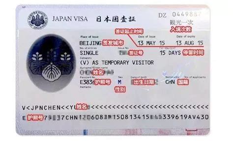 日本签证有效期怎么看