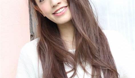 流行のあるロング髪型 丸顔 髪型 ロング Kamigatagaya