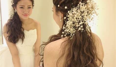 結婚 式 髪型 花嫁 ロング の＜2020年最新版＞ウェディングドレスや和装に合うヘアスタイル別アレンジまとめ みんなのウェディングニュース Long