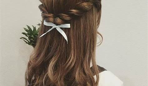 Half Updo Hairstyles, Bow Hairstyle, Kawaii Hairstyles, Pretty