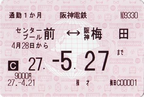 阪神電車 定期代