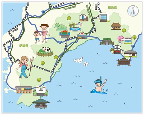高知県 地図 観光