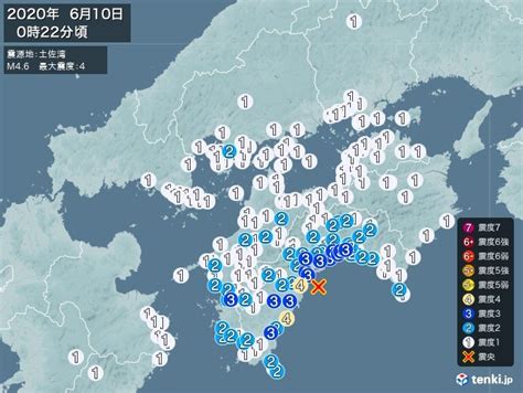 高知県 地震 今日