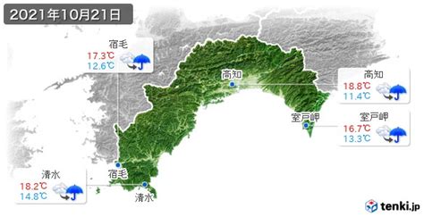 高知県 天気 過去