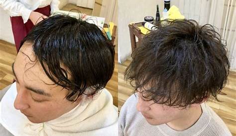 『メンズパーマ』 オデコが広めで髪が細くボリュームがない髪質 frei（フライ）｜大阪 梅田の美容室