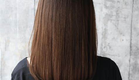 髪の毛ミディアムストレート 前髪可愛い外ハネストレートセミロングヘア TO32 ヘアカタログ・髪型・ヘアスタイルAFLOAT（アフロート）表参道・銀座・名古屋の