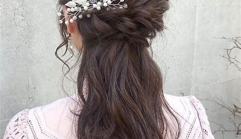 髪型 ロング アップ 結婚式 ×ハーフが大人可愛い♡お呼ばれにおすすめのヘアアレンジ集 趣味女子を応援するメディア「めるも」
