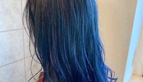 髪型 毛先カラー ロングあお 青のインナーカラーのヘアカタログ特集☆ブルーに合うベースの髪色って？ 趣味女子を応援するメディア「めるも」