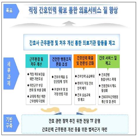 간호사 근무환경 및 처우 개선대책