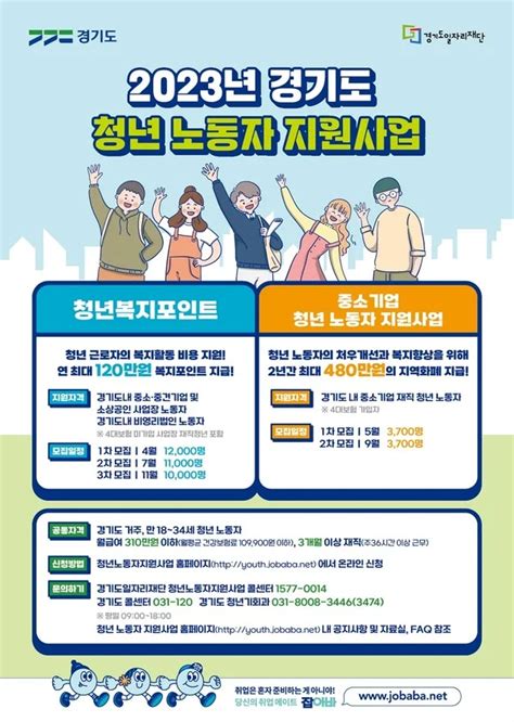 경기도 청년 노동자 지원사업 소개