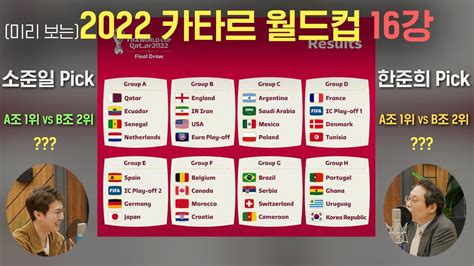 국가대표 축구 일정 2022 카타르 월드컵