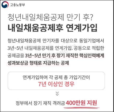 내일채움공제 만기 수령 방법