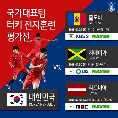 대한민국 축구 국가대표팀 평가전