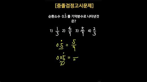 모든 소수는 분수로 나타낼 수 있다