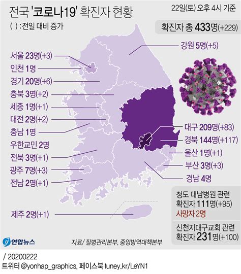 서울 코로나19 확진자 발생 현황