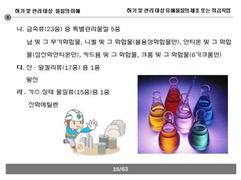 허가대상 유해물질의 제조·사용 허가를 취소할 수 있는 경우에 해당되는 것은