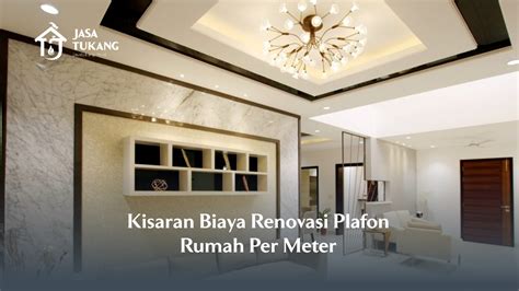 biaya plafon per meter