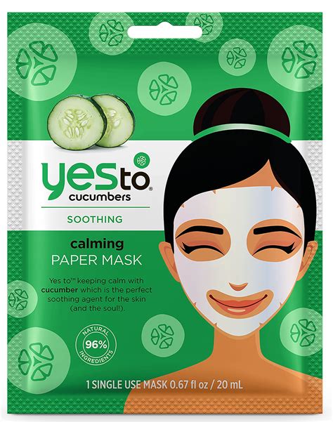 Calming cucumber mask