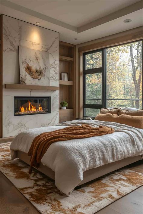 Fireplace in Bedroom