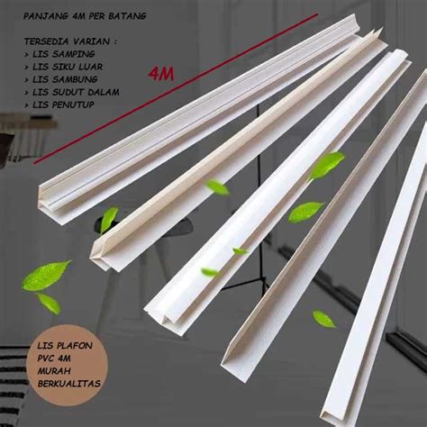 Jenis-jenis Lis Plafon PVC