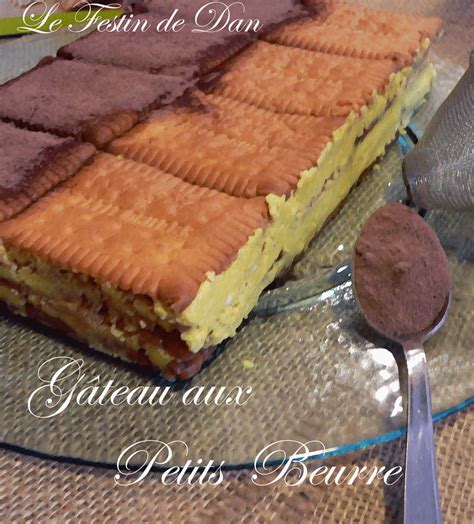 Gâteau aux petits beurres version individuelle