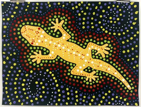 Aboriginal art dot painting