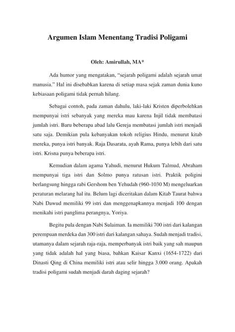 Argumen Menentang