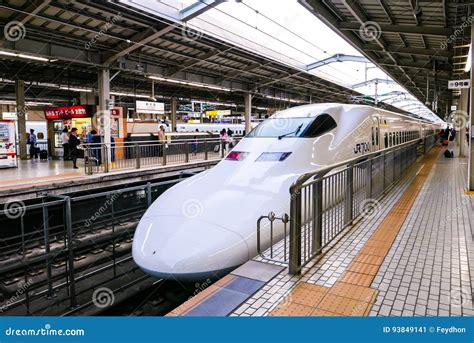 Bullet train at station