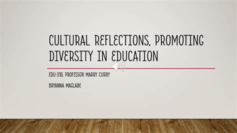 Cultural Reflections