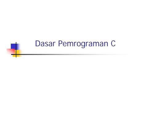 Dasar-dasar C++