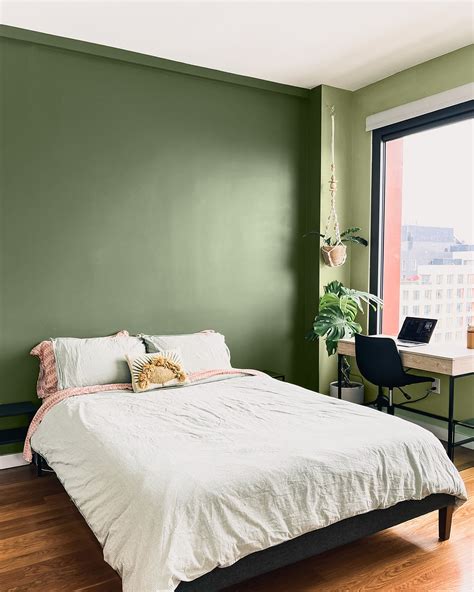 Green bedroom