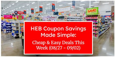 Heb Coupon Available Now