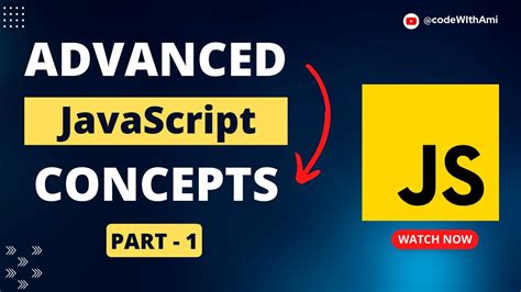 JavaScript tutorial - advanced concepts