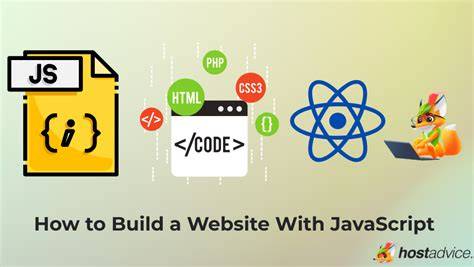 JavaScript tutorial - build a website