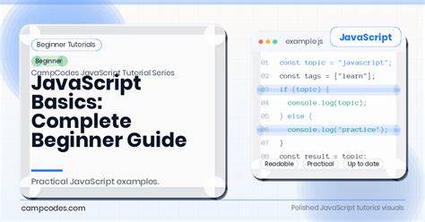 JavaScript tutorial - the basics