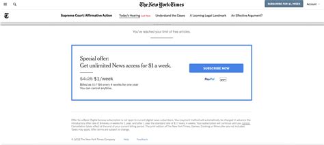 NYT Paywall