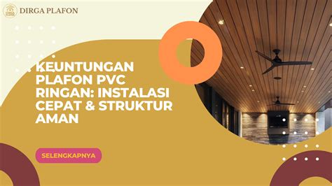 Plafon PVC Ringan