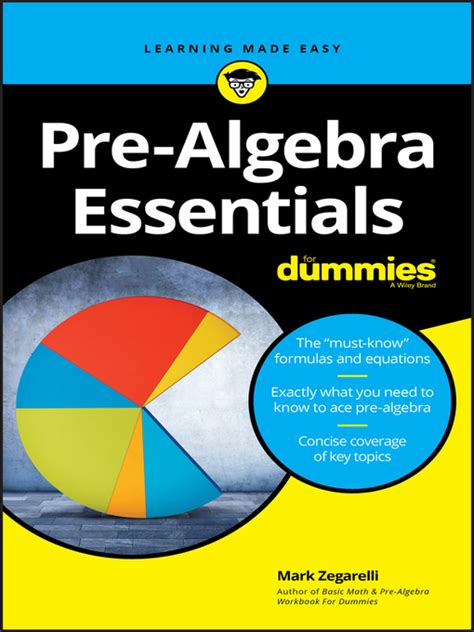  Pre Algebra for Dummies is Not Just for Beginners