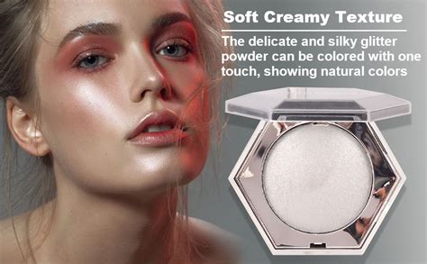 Silver Highlighter Makeup