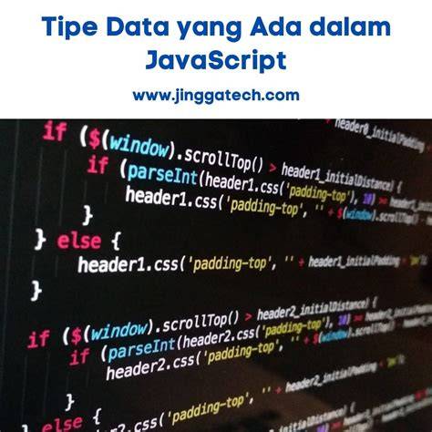 Tipe Data dalam JavaScript