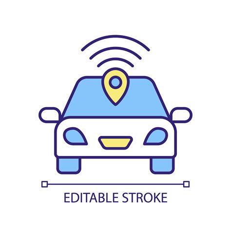 Vector Image Of Gadgets For Tracking Vehicles