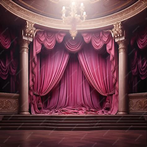 Velvet Draped Auditorium