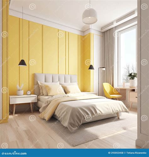 Yellow bedroom