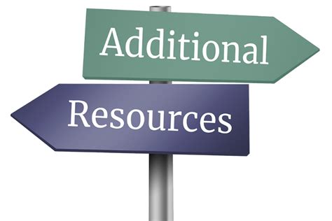 additional resources