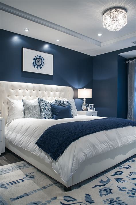  blue and white bedroom inspiration