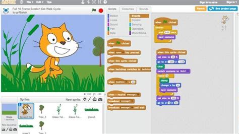 contoh code scratch sederhana