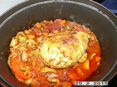 Dinde rôtie en cocotte