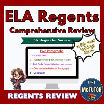 ELA Regents Tips