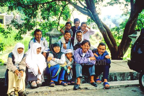 happy family in Indonesia